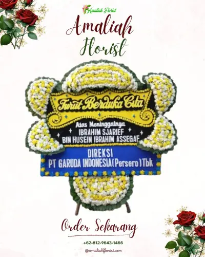Papan Bunga Duka di Cikanyere